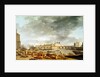View of the tip of the Ile de la cite from the port Saint Nicolas in Paris, c.1780 by Alexandre Jean Noel