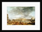 View of the tip of the Ile de la cite from the port Saint Nicolas in Paris, c.1780 by Alexandre Jean Noel