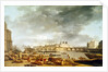 View of the tip of the Ile de la cite from the port Saint Nicolas in Paris, c.1780 by Alexandre Jean Noel