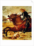 Detail of St. George Killing the Dragon, c.1502-07 by Vittore Carpaccio