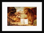 Detail of the Lion of St. Mark, 1516 by Vittore Carpaccio