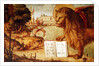 Detail of the Lion of St. Mark, 1516 by Vittore Carpaccio