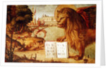 Detail of the Lion of St. Mark, 1516 by Vittore Carpaccio