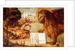 Detail of the Lion of St. Mark, 1516 by Vittore Carpaccio