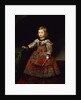 The Infanta Maria Margarita of Austria as a Child by Diego Rodriguez de Silva y Velazquez