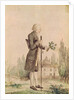 Jean-Jacques Rousseau Gathering Herbs at Ermenonville by French School