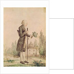 Jean-Jacques Rousseau Gathering Herbs at Ermenonville by French School