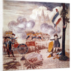 Fight of the Indian Medlars and Chestnuts by French School