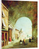 View of a Venetian street by Francesco Guardi