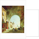 View of a Venetian street by Francesco Guardi