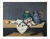 Still life with a tin kettle, 1869 by Paul Cezanne