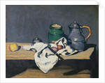 Still life with a tin kettle, 1869 by Paul Cezanne