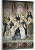 The Church Militant and Triumphant, detail of the left hand side, c.1366-68 by Andrea di Bonaiuto