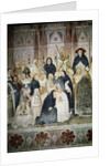 The Church Militant and Triumphant, detail of the left hand side, c.1366-68 by Andrea di Bonaiuto