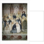 The Church Militant and Triumphant, detail of the left hand side, c.1366-68 by Andrea di Bonaiuto