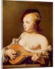 The Cittern Player by Cesar Boetius van Everdingen