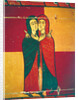 Altarpiece panel showing the Visitation by Spanish School