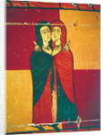 Altarpiece panel showing the Visitation by Spanish School