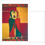 Altarpiece panel showing the Visitation by Spanish School