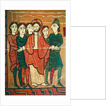 Altarpiece panel showing Christ's Arrest by Spanish School