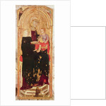 Virgin and Child and Friar Corrado by Sienese School