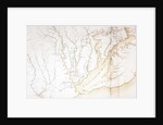 General map of the camps and marche of the army in America on the orders of Rochambeau by F. Dubourg