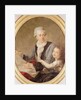 Portrait of the architect Ledoux and his daughter by French School