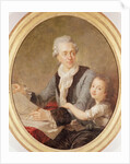 Portrait of the architect Ledoux and his daughter by French School