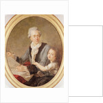 Portrait of the architect Ledoux and his daughter by French School
