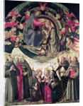 Coronation of the Virgin by Ridolfo Il (1483-1561) Ghirlandaio
