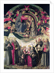 Coronation of the Virgin by Ridolfo Il (1483-1561) Ghirlandaio