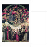 Coronation of the Virgin by Ridolfo Il (1483-1561) Ghirlandaio