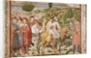 St. Augustine leaves Rome for Milan by Benozzo di Lese di Sandro Gozzoli