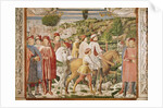 St. Augustine leaves Rome for Milan by Benozzo di Lese di Sandro Gozzoli