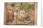 St. Augustine leaves Rome for Milan by Benozzo di Lese di Sandro Gozzoli