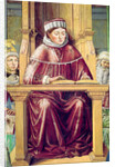 Detail of St. Augustine Reading Rhetoric and Philosophy at the School of Rome by Benozzo di Lese di Sandro Gozzoli