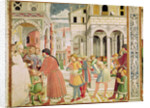 St. Augustine is led by his parents at the School of Tagaste by Benozzo di Lese di Sandro Gozzoli