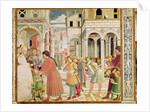 St. Augustine is led by his parents at the School of Tagaste by Benozzo di Lese di Sandro Gozzoli