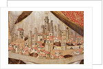Detail of San Gimignano, c.1391 by Taddeo di Bartolo