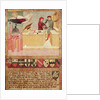 Biccherna showing the Camerlengo washing his hands, and the Virgin protecting Siena, 1451 by Sano di also Ansano di Pietro di Mencio Pietro