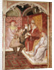 Story of Pope Alexander III, the Pope giving the sword to Doge Ziani, 1407 by Aretino Luca Spinello or Spinelli