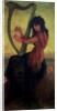 Muse Playing the Harp by Antoine Auguste Ernest Herbert or Hebert