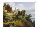 Roquebrune Landscape by Lancelot Theodore Turpin de Crisse
