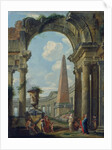 Ruins by Giovanni Paolo Pannini or Panini