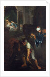 Raguel digging a grave, 1733 by Pierre Parrocel