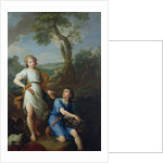 Capture of the fish in the River Tigris by the young Tobias, 1733 by Pierre Parrocel