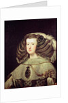 Queen Mariana of Austria by Diego Rodriguez de Silva y Velazquez