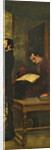 Baudelaire reading a book by Gustave Courbet