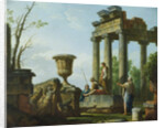 Architectural ruins, c.1715 by Giovanni Paolo Pannini or Panini