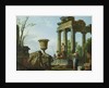 Architectural ruins, c.1715 by Giovanni Paolo Pannini or Panini